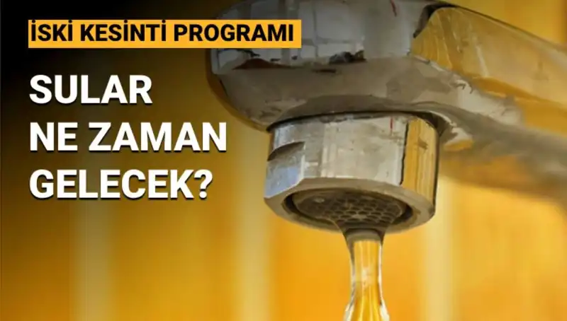 İstanbul'da Su Kesintisi: İSKİ'nin 3 Mayıs Programı Açıklandı!