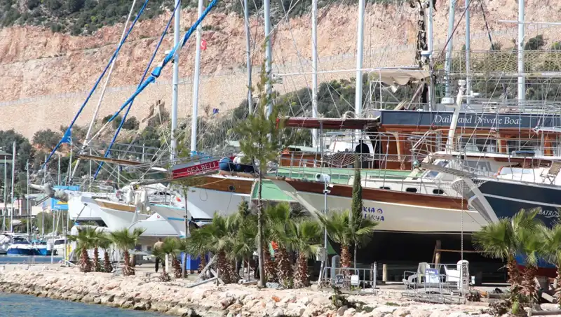 Kaş'ta Gezi Tekne Sezonu Başlamak Üzere Hazırlıklar Tamamlandı