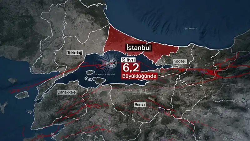 İstanbul'da 6,2 Büyüklüğünde Deprem: Şehir Sarsıldı!