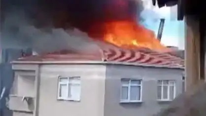 Bağcılar’da Facia Eşiği: Beş Katlı Bina Alev Alev Yandı
