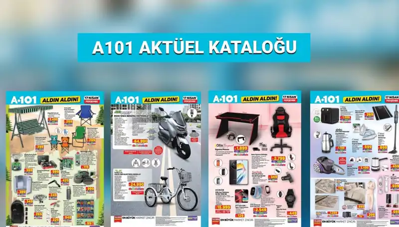 A101 Market İle Alışveriş Keyfini Zirveye Taşıyın: 17-24 Nisan Aktüel Ürünler Listesi