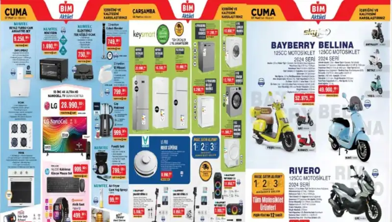 BİM’de Büyük İndirimler: 4-7 Mart Aktüel Ürünler Kataloğu Açıklandı!