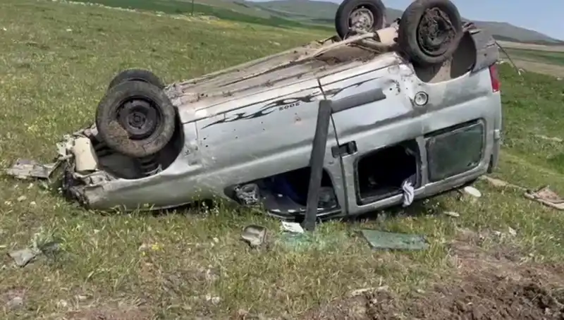 Konya'da Feci Kaza: Takla Atan Araçta İki Yaralı