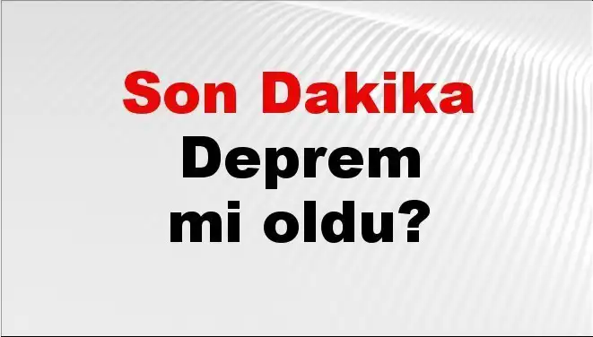 Muğla'da Son Dakika Deprem: Kandilli ve AFAD'dan Açıklama Geldi