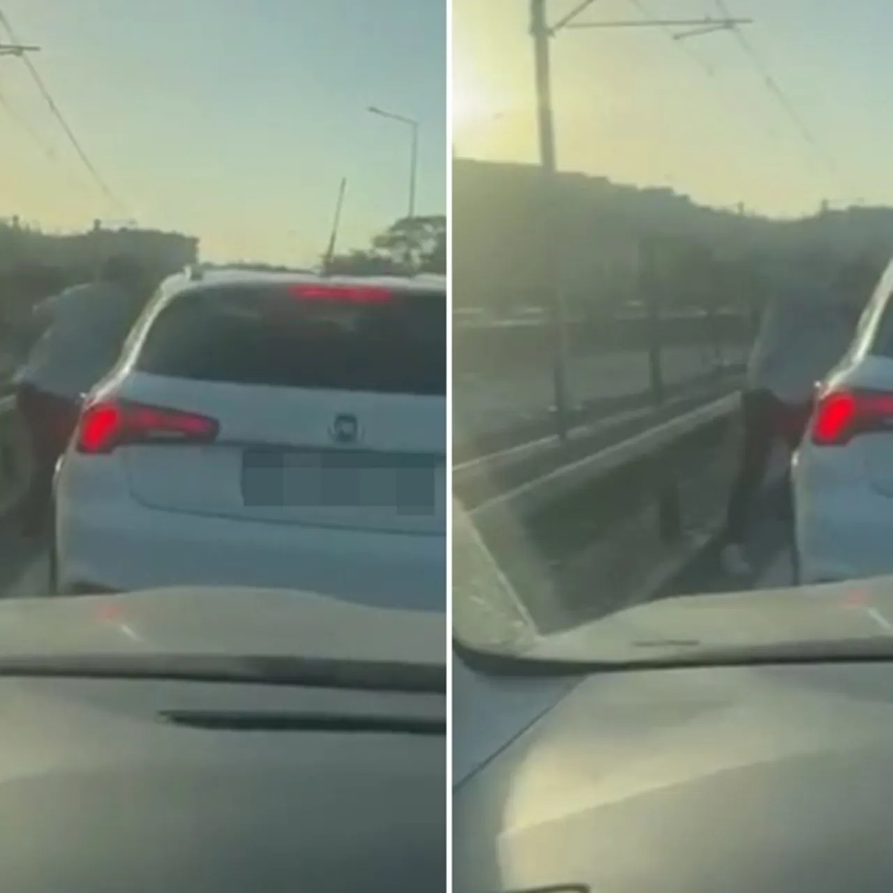 Trafikte Yol Verme Tartışması Yumruklu Kavgaya Dönüştü