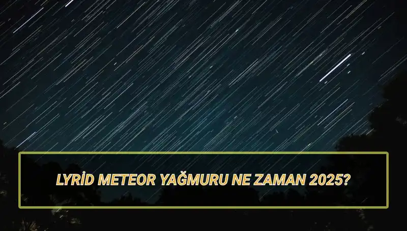 Lyrid Meteor Yağmuru 2025: Türkiye'den İzlenebilecek Date ve Detaylar